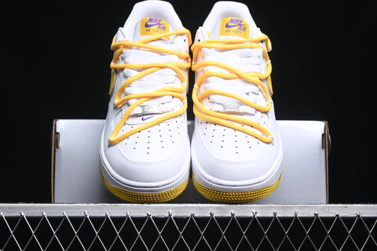 White and Yellow Air Force 1